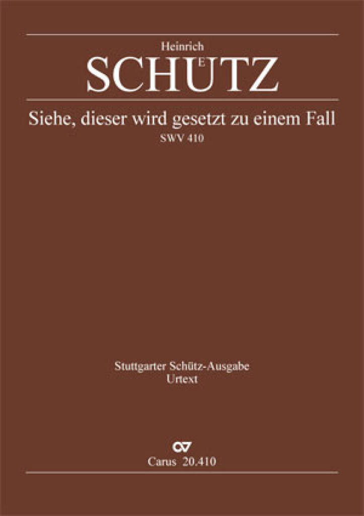 Siehe, dieser wird gesetzt zu einem Fall